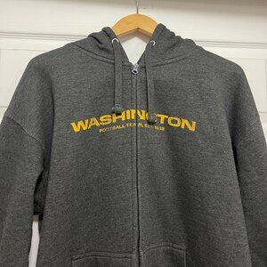 Mens Washington Commanders Zip-Up Hoodie
